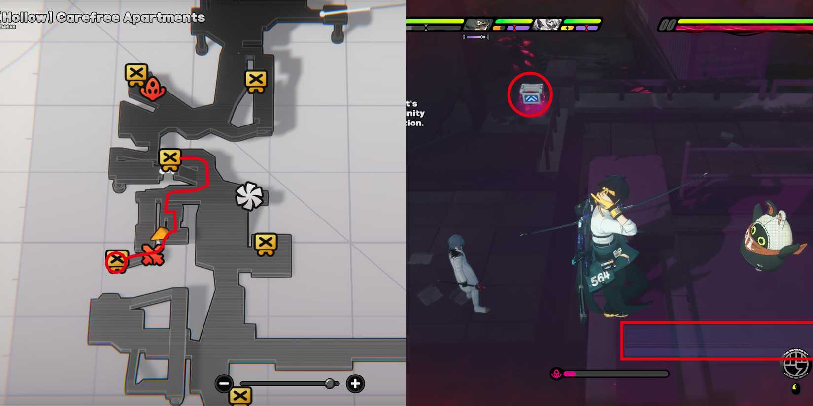 hollow carefree apartments supply collection point location 9 in zenless zone zero