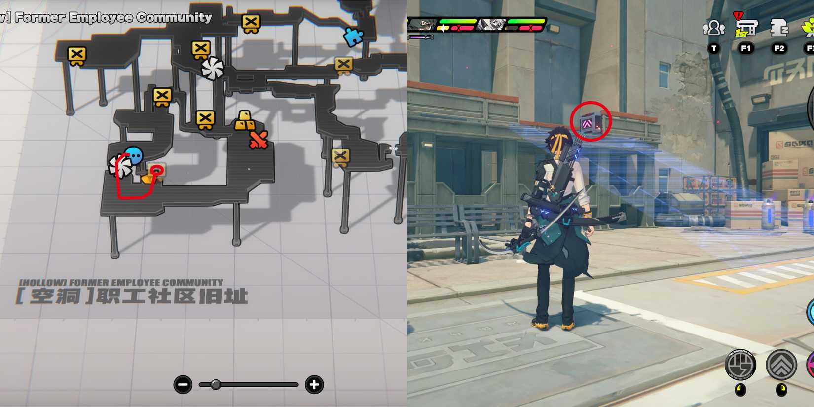 hollow former employee community mini cargo trucks location 10 in zenless zone zero