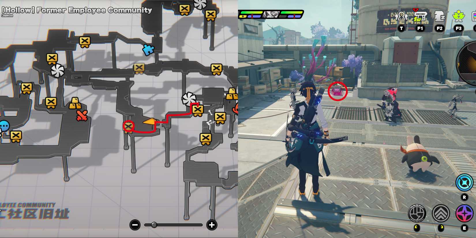 hollow former employee community mini cargo trucks location 19 in zenless zone zero-1