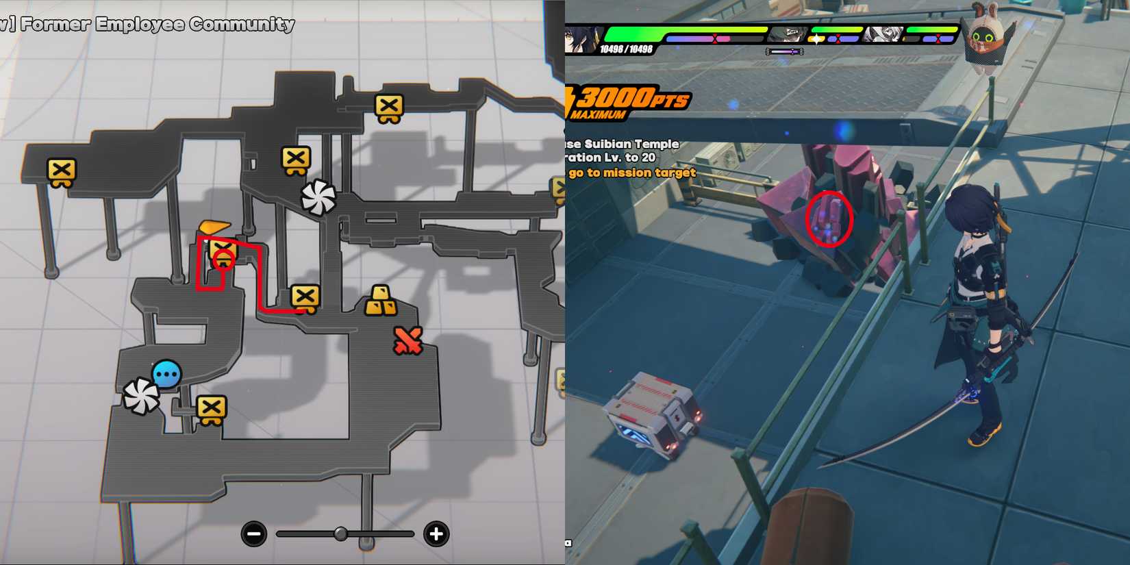 hollow former employee community mini cargo trucks location 8 in zenless zone zero