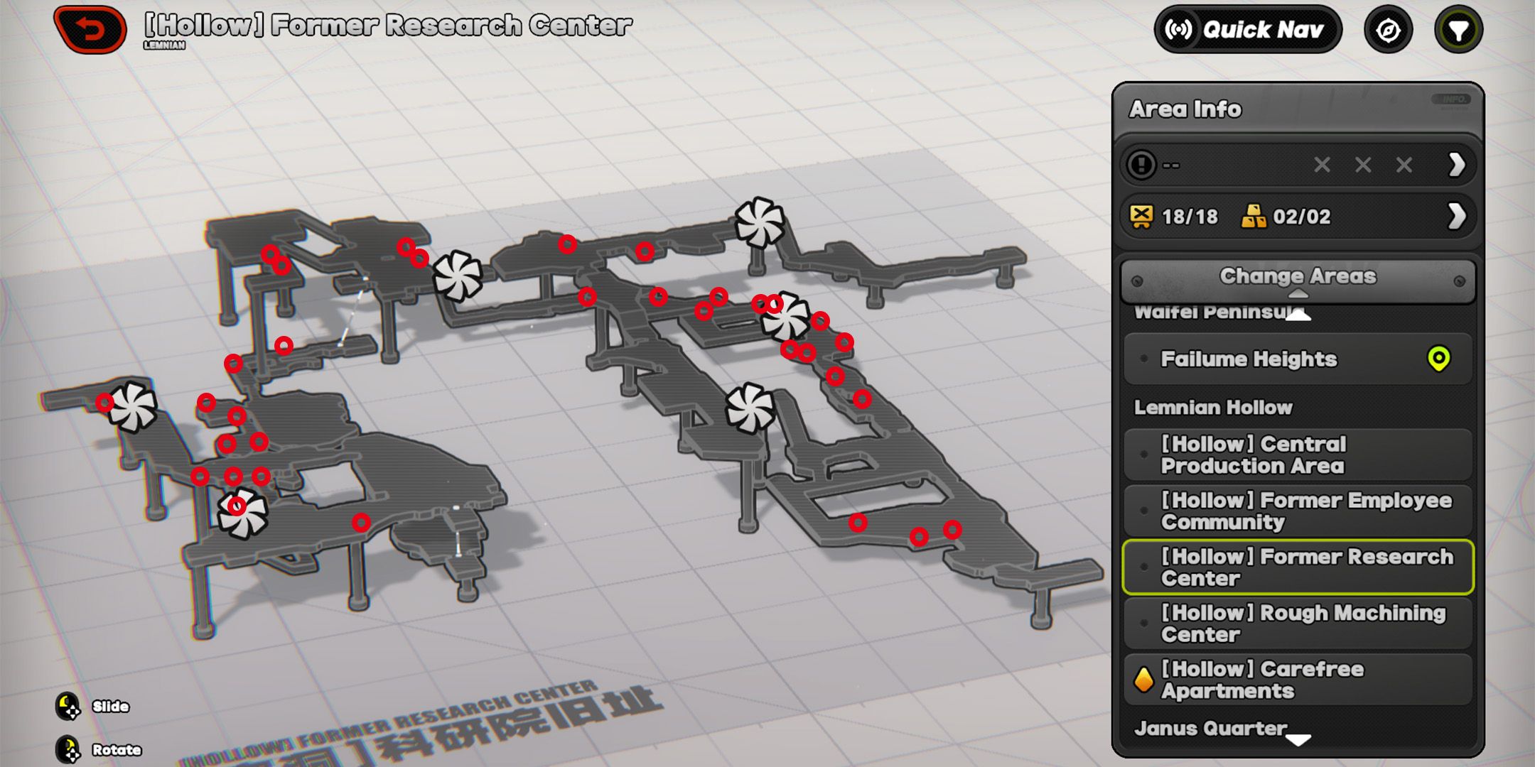ZENLESS ZONE ZERO's Hollow Research Center High School High School Alloy Location