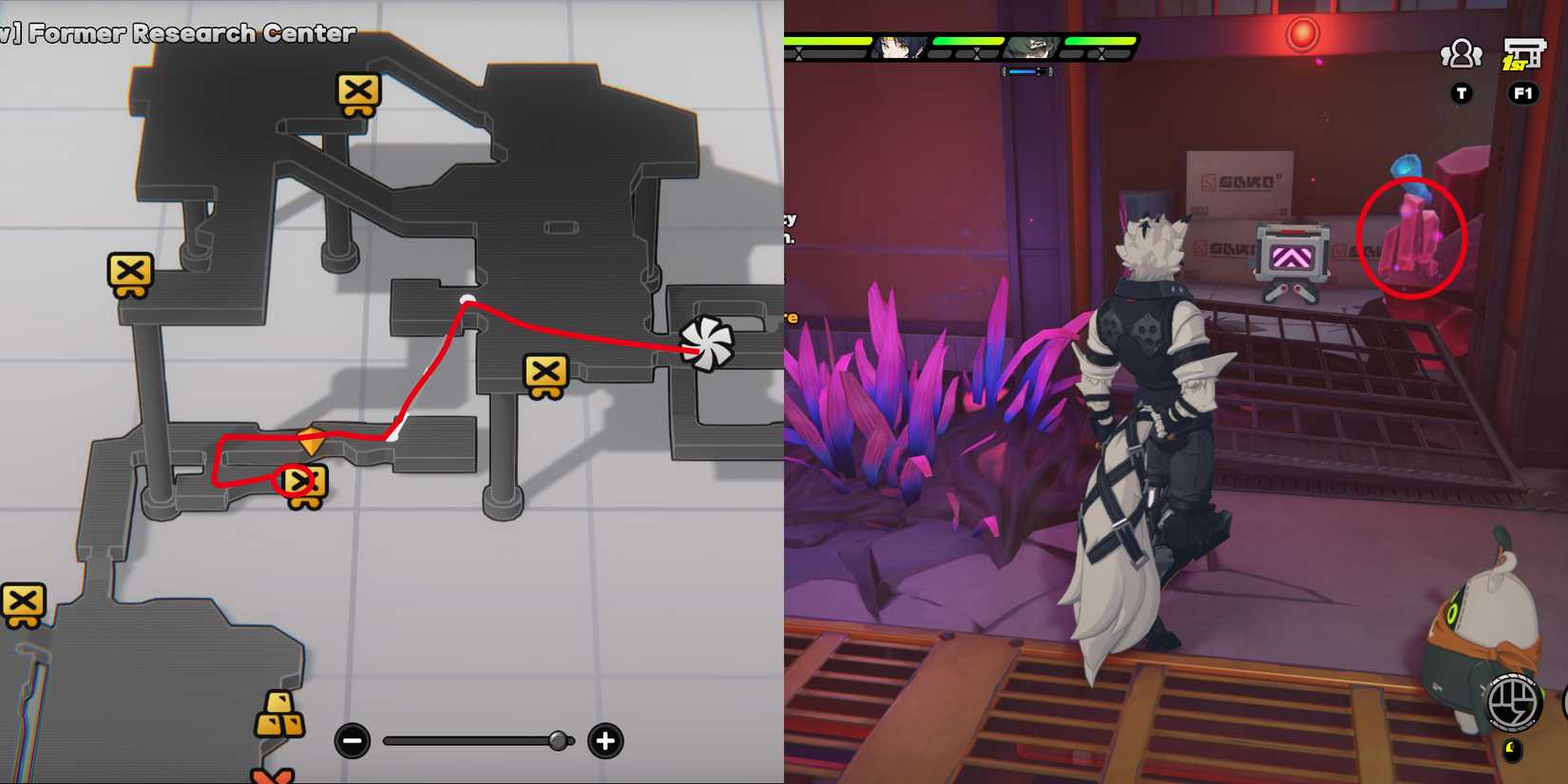 hollow former research center mini cargo trucks location 14 in zenless zone zero