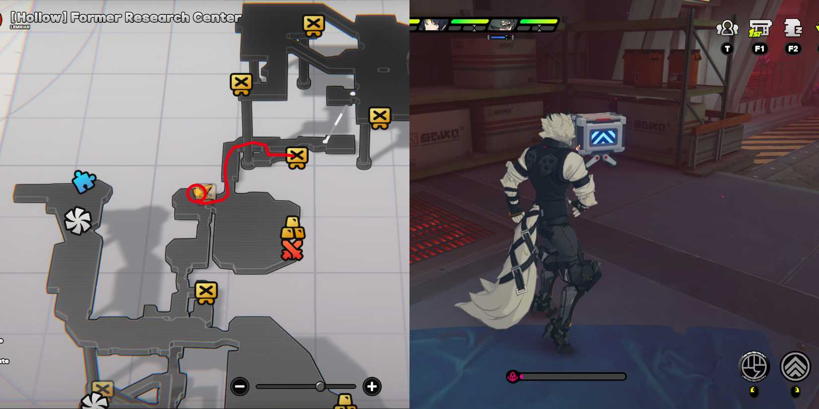 hollow former research center mini cargo trucks location 15 in zenless zone zero