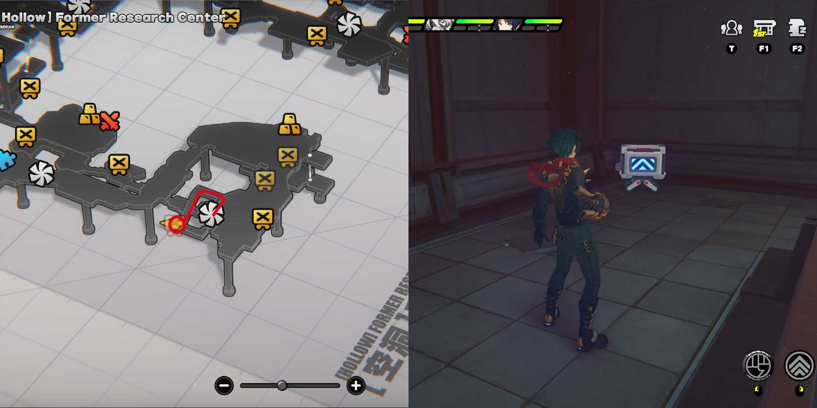 hollow former research center mini cargo trucks location 17 in zenless zone zero