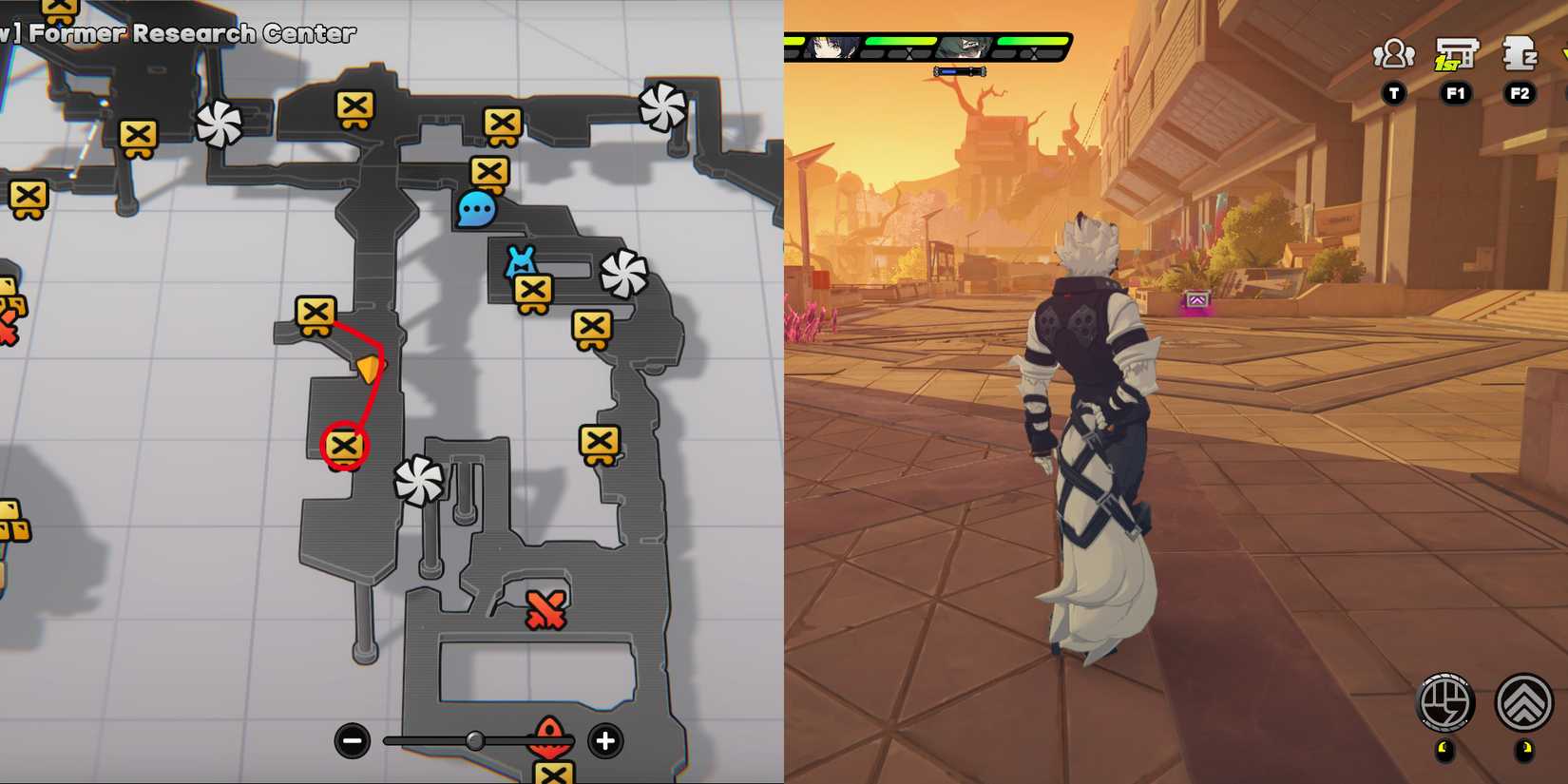 hollow former research center mini cargo trucks location 4 in zenless zone zero