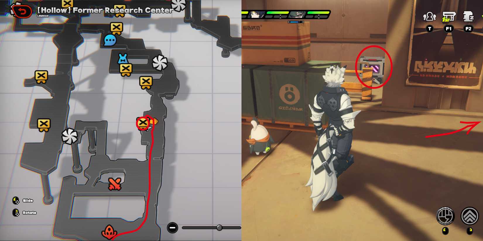 hollow former research center mini cargo trucks location 6 in zenless zone zero