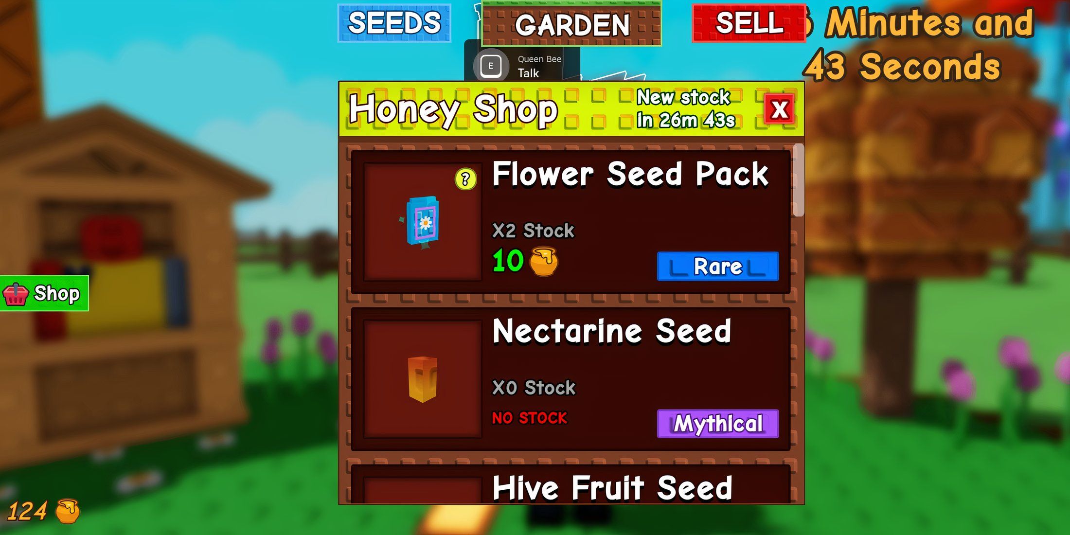 Honey Shop in Grow in Garden