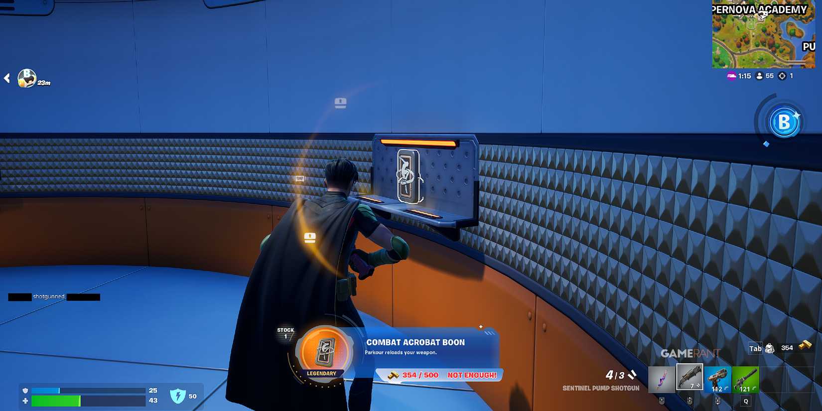 how to buy Boons from the Tech Lab in Fortnite