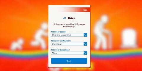 how to drive fast around downtown la bitlife