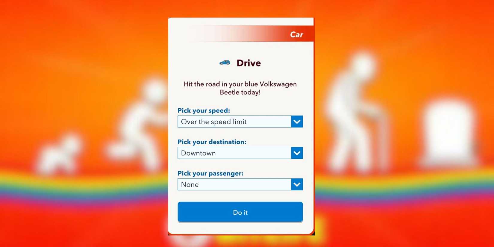 how to drive fast around downtown la bitlife