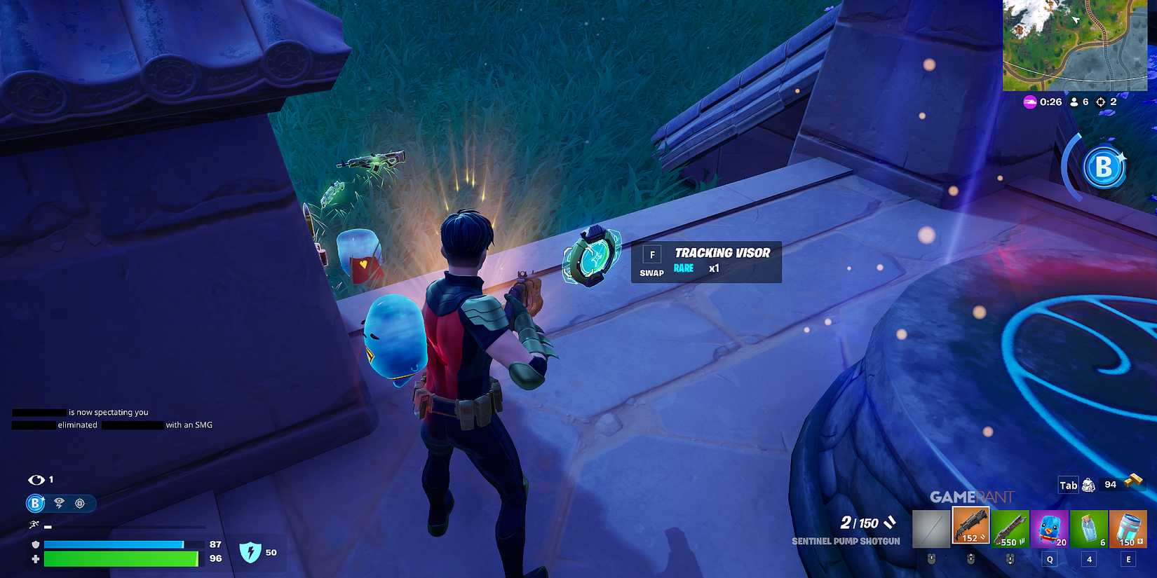 how to get a Tracking Visor in Fortnite