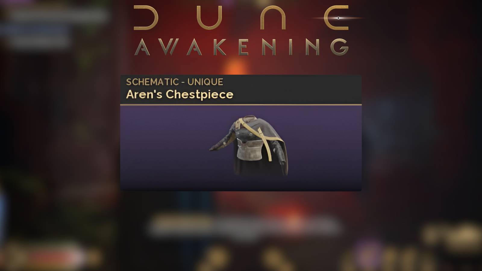 How to Get Aren's Light Armor Dune Awakening