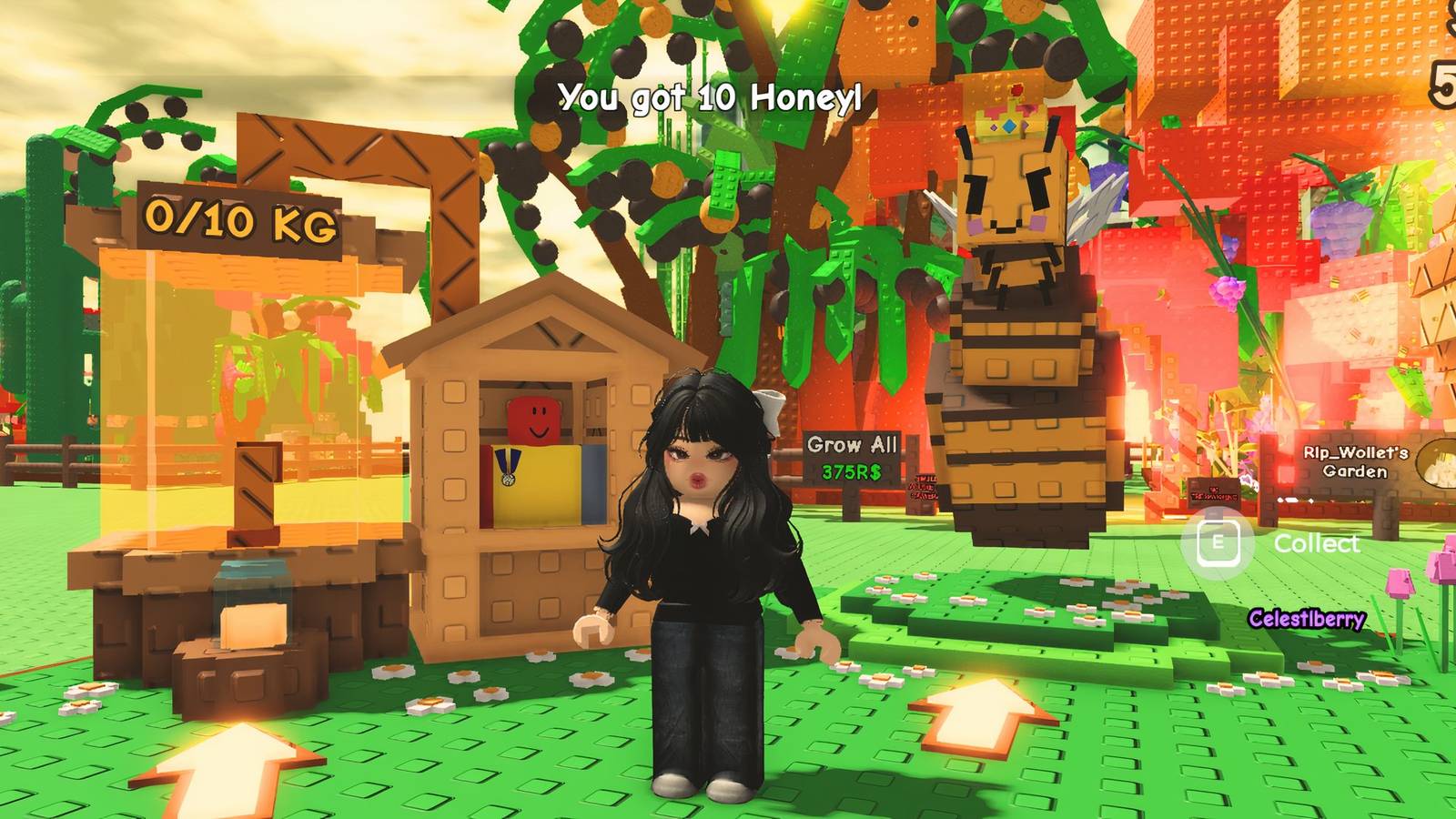 how to get honey fast in grow a garden 