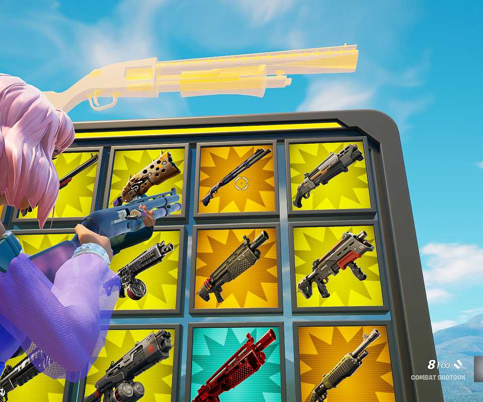 how to get the Super Shredder in 1v1 With Every Gun - Fortnite - 2