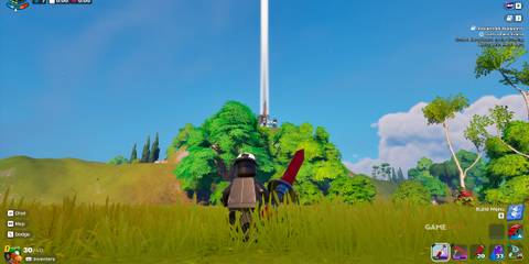 how to investigate a Spire in LEGO Fortnite Odyssey