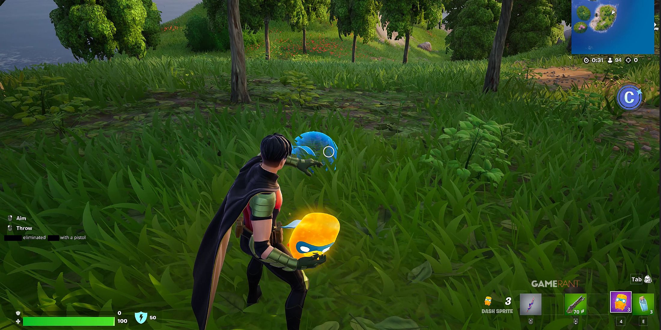 Dash Sprite & Superman Sprite Locations In Fortnite