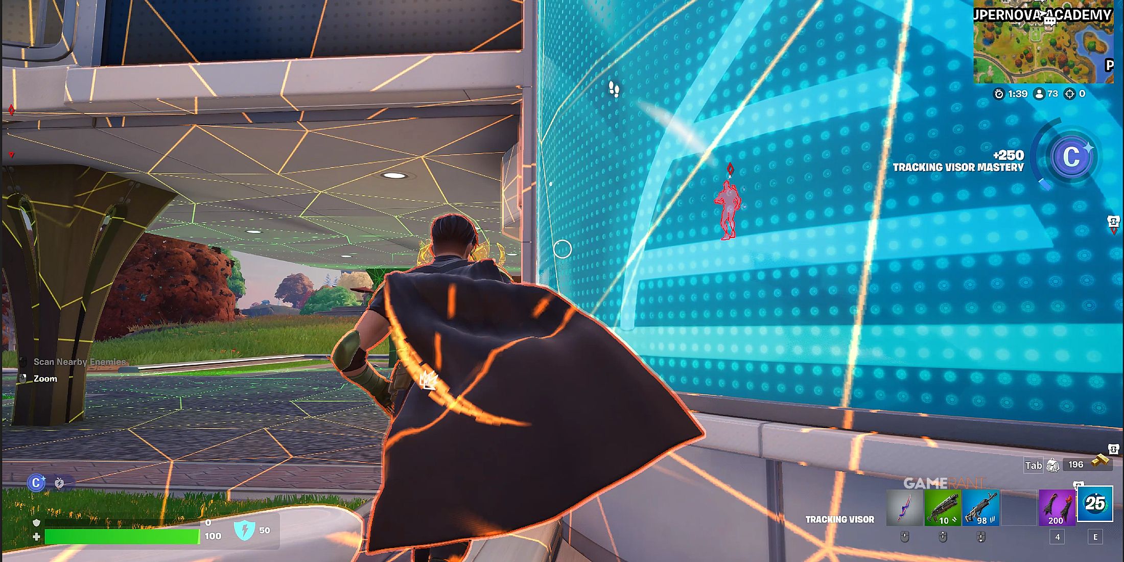 How To Use The Tracking Visor In Fortnite