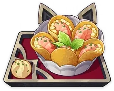 Dahlia's special dish, "Chatter of Joyful Nights"