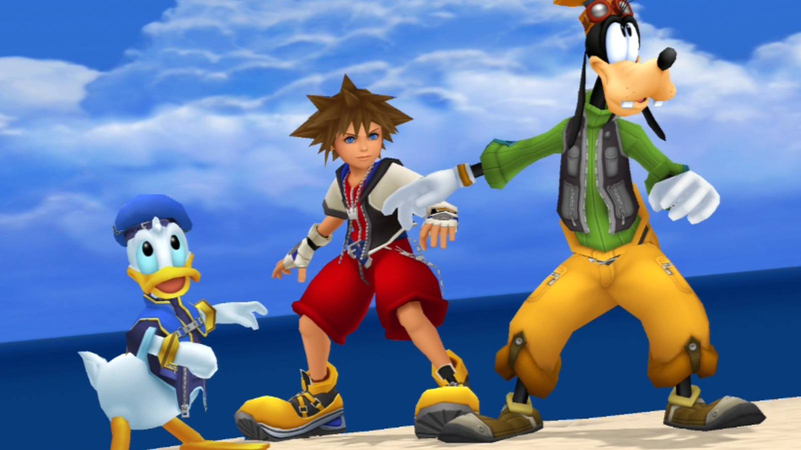 kingdom hearts sora goofy donald