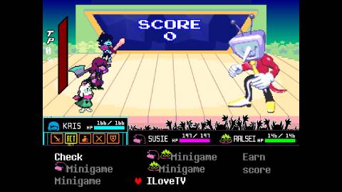 ILoveTV Act Tenna Boss Deltarune