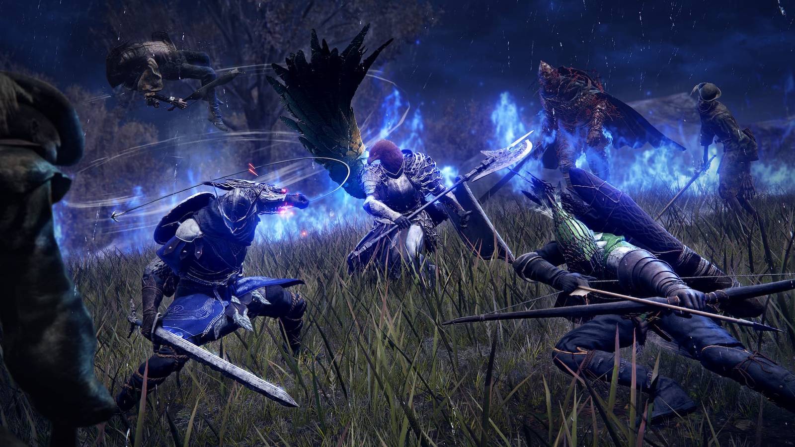 Elden Ring Nightreign Wylder Guardian Ironeye team