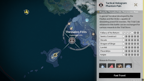 WuWa Fallacy of No Return Tactical Hologram location