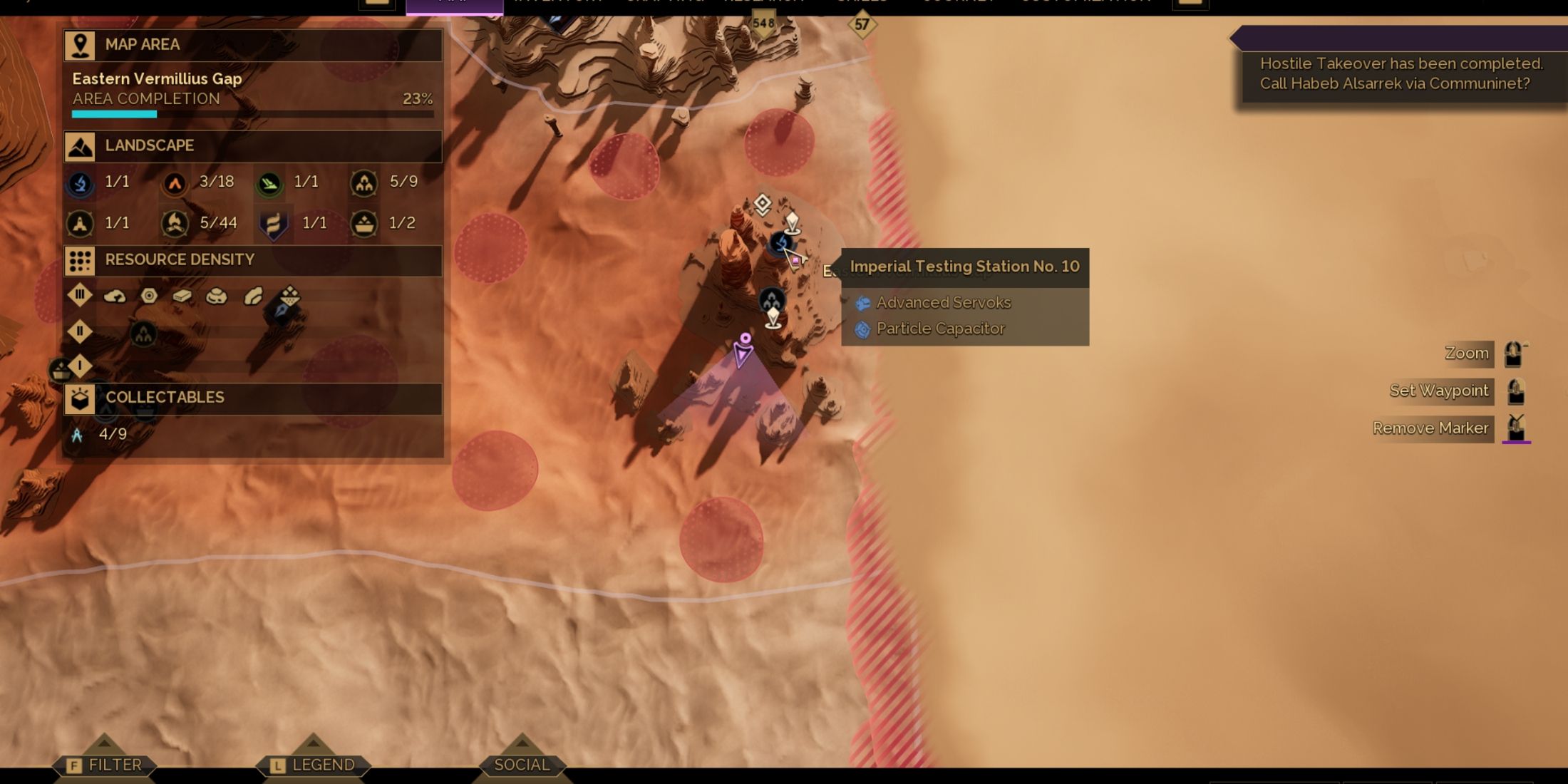 Imperial Testing Station No. 10 unique schematic breast in Dune Awakening