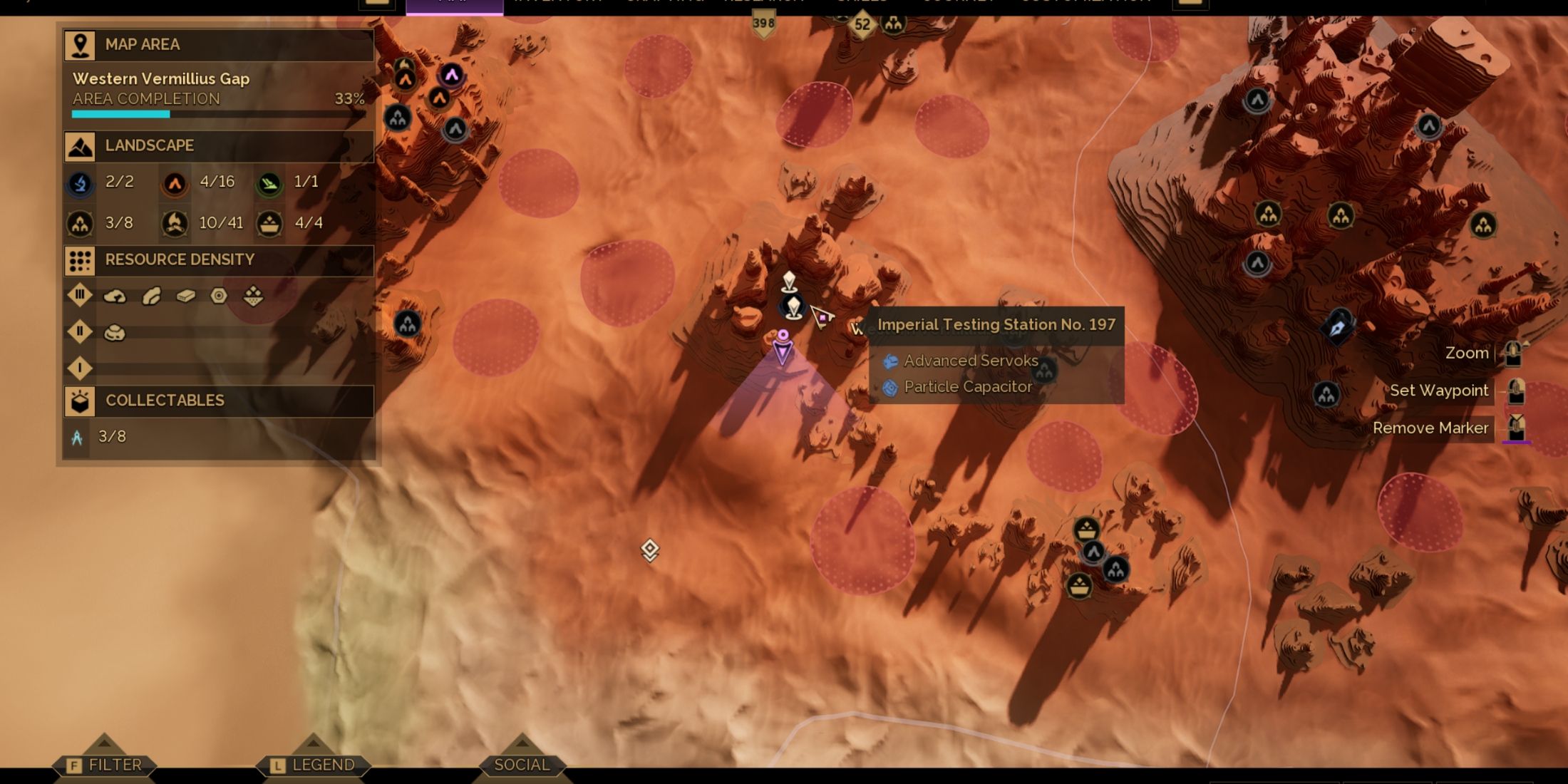 Imperial Testing Station No. 197 Unique schematic breast in Dune Awakening