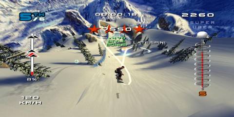In the air in SSX 3