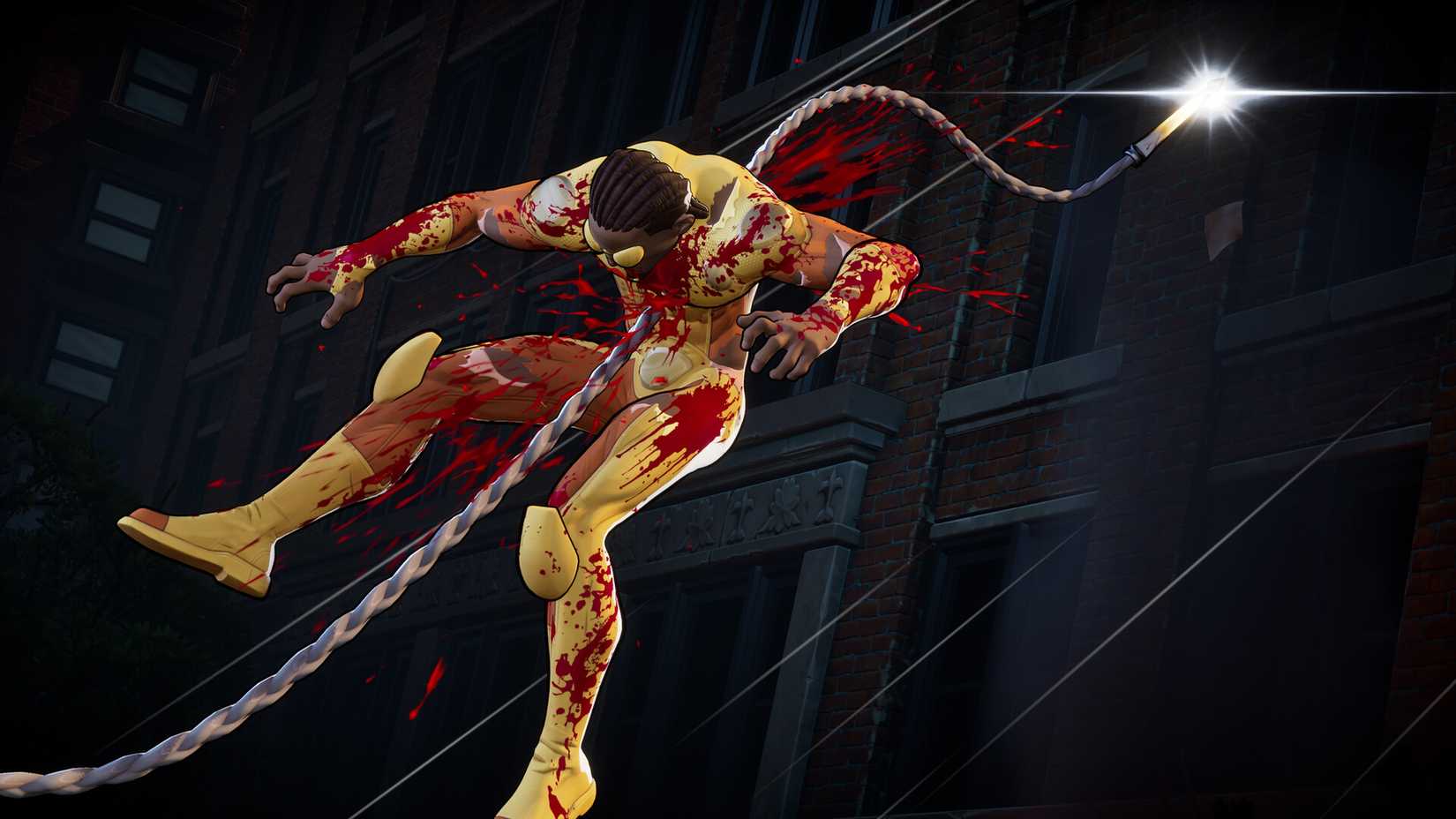 Invincible VS: Arte promocional do jogo de luta com personagens como Omni-Man e Invincible