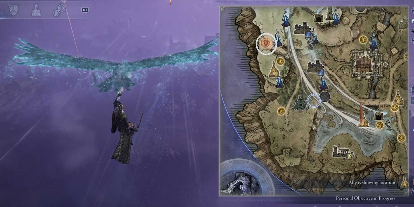 Ironeye personal objective location-Ironeye first Remembrance Elden Ring Nightreign