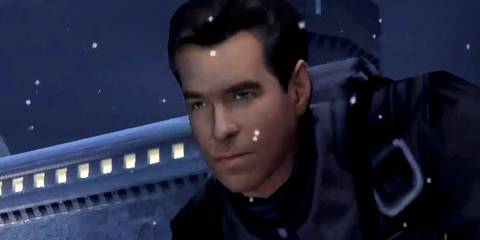 James Bond in the snow in James Bond 007: Nightfire