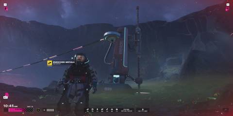 Jan Standing By Mining Outpost The Alters