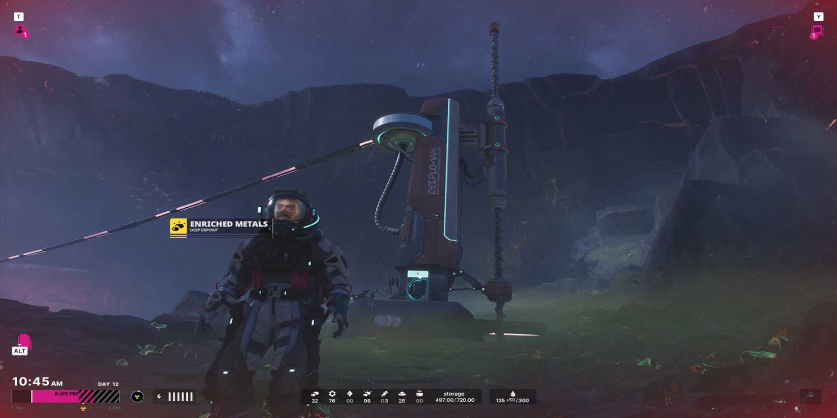 Jan Standing By Mining Outpost The Alters