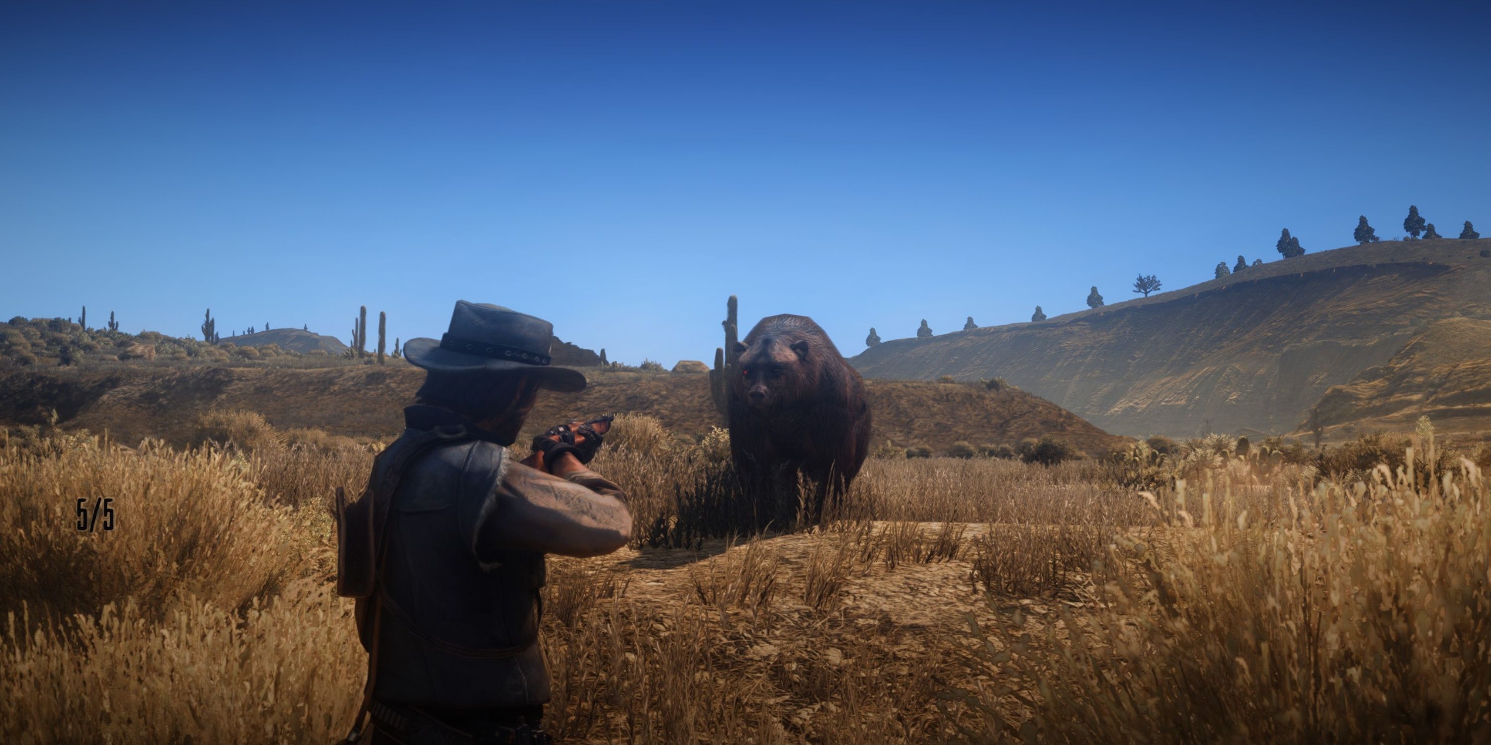 john marston kills a bear