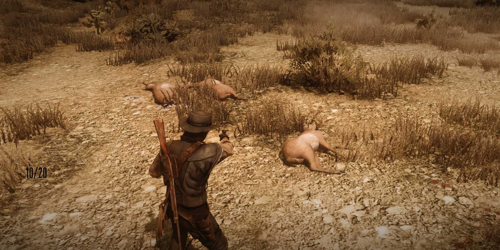 john marston kills deer