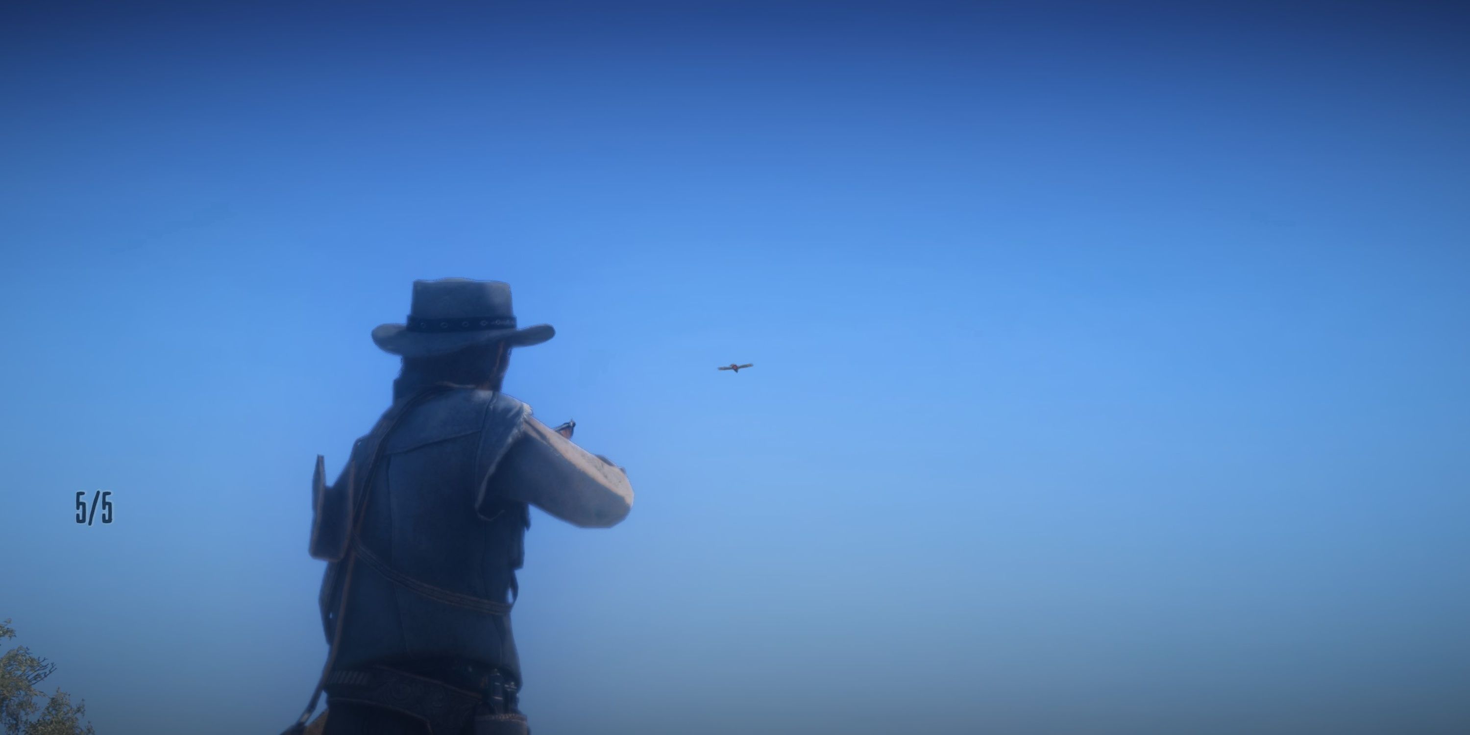 john marston shoots flying birds