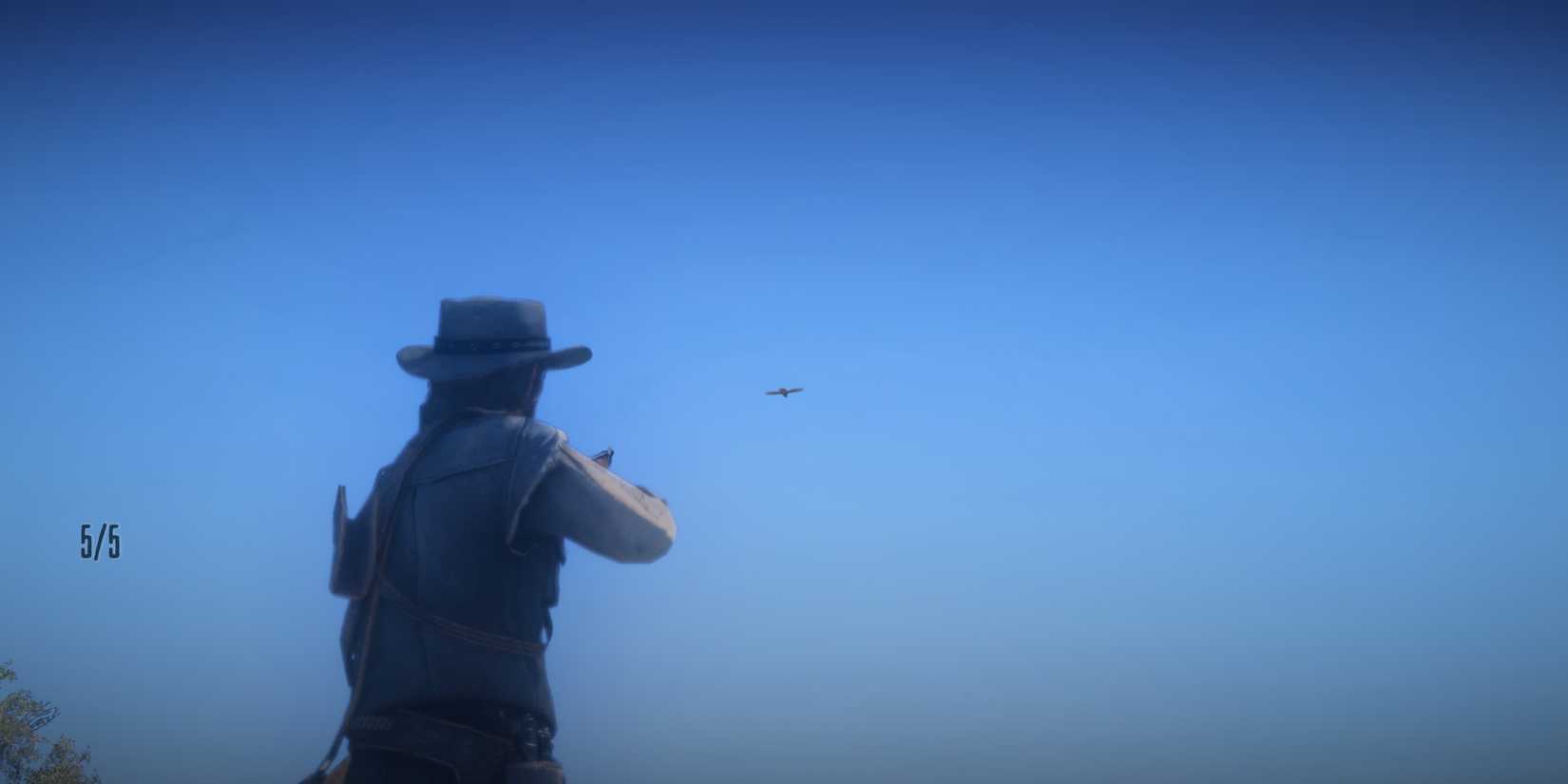 john marston shoots flying birds