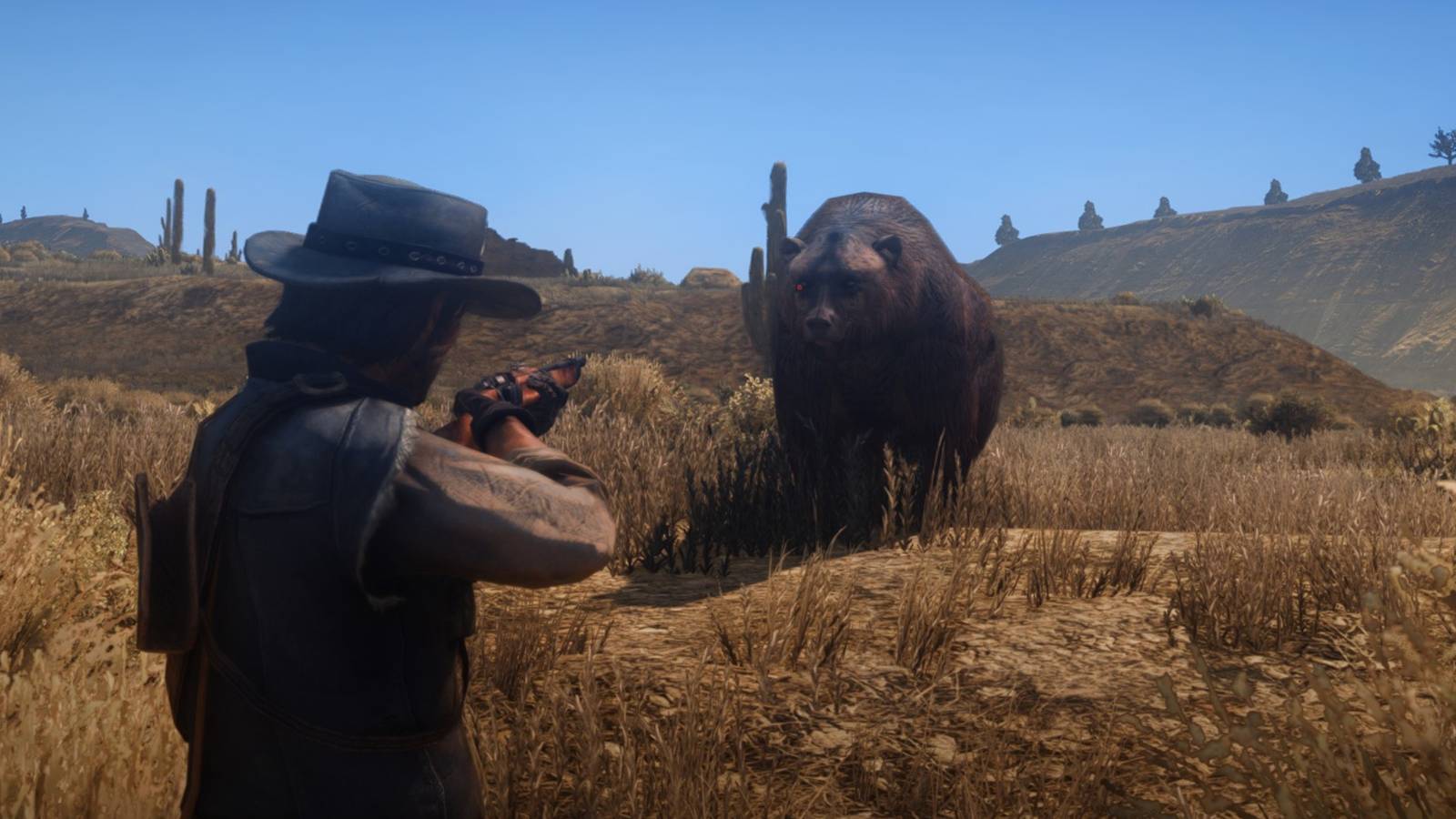 john marston vs a bear