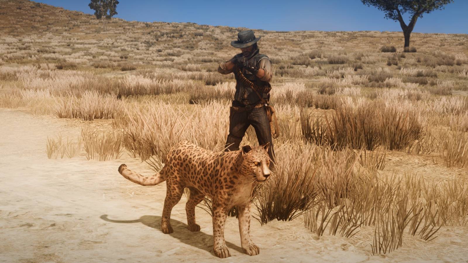 john marston vs a jaguar