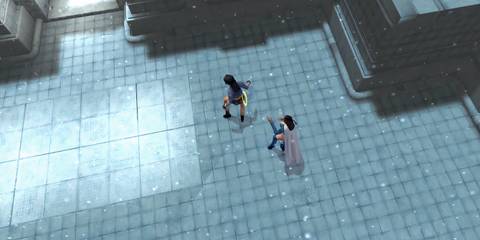 Wonder Woman and Zatanna in the missile silo in Justice League Heroes