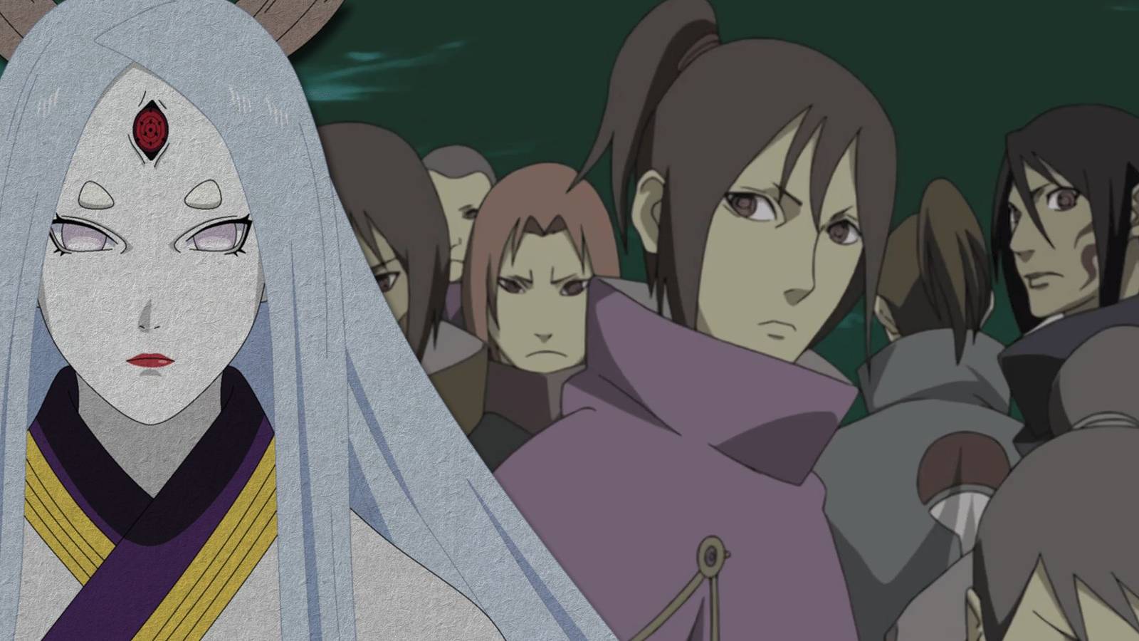 picture: kaguya otsutsuki and members of the uchiha clan in the fourth shinobi war.