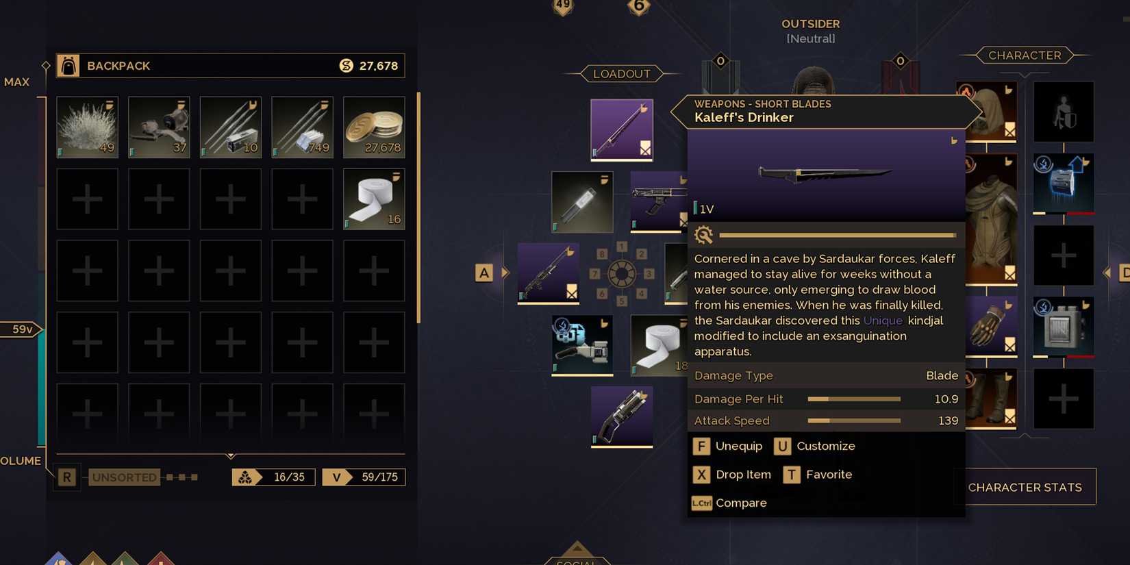 Kaleff Drinker in Dune Awakening