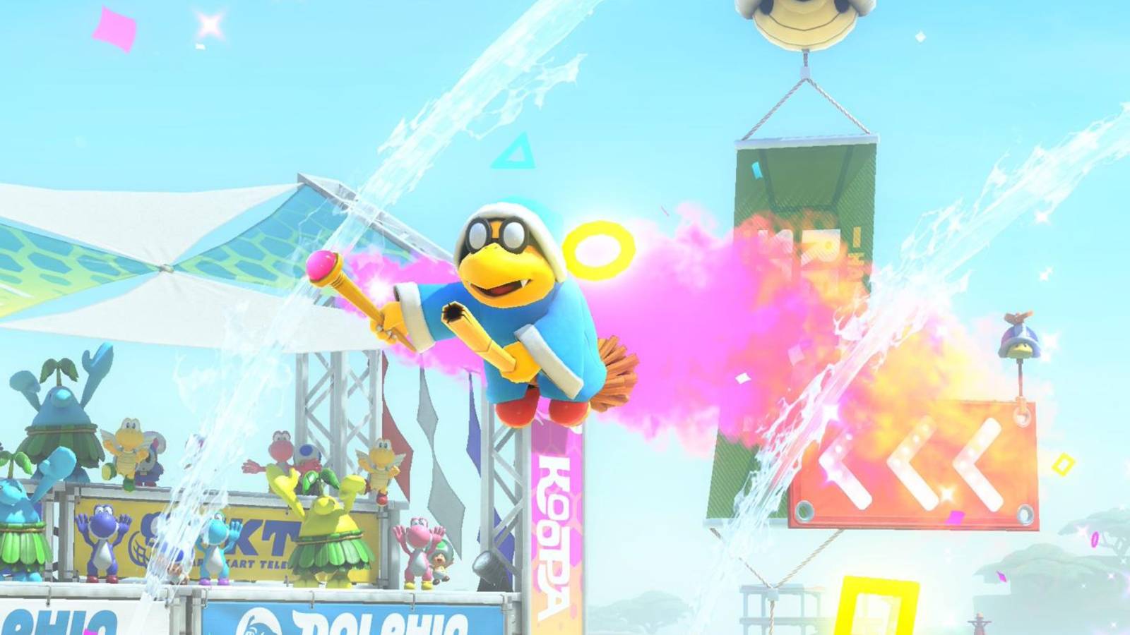 kamek in mario kart world