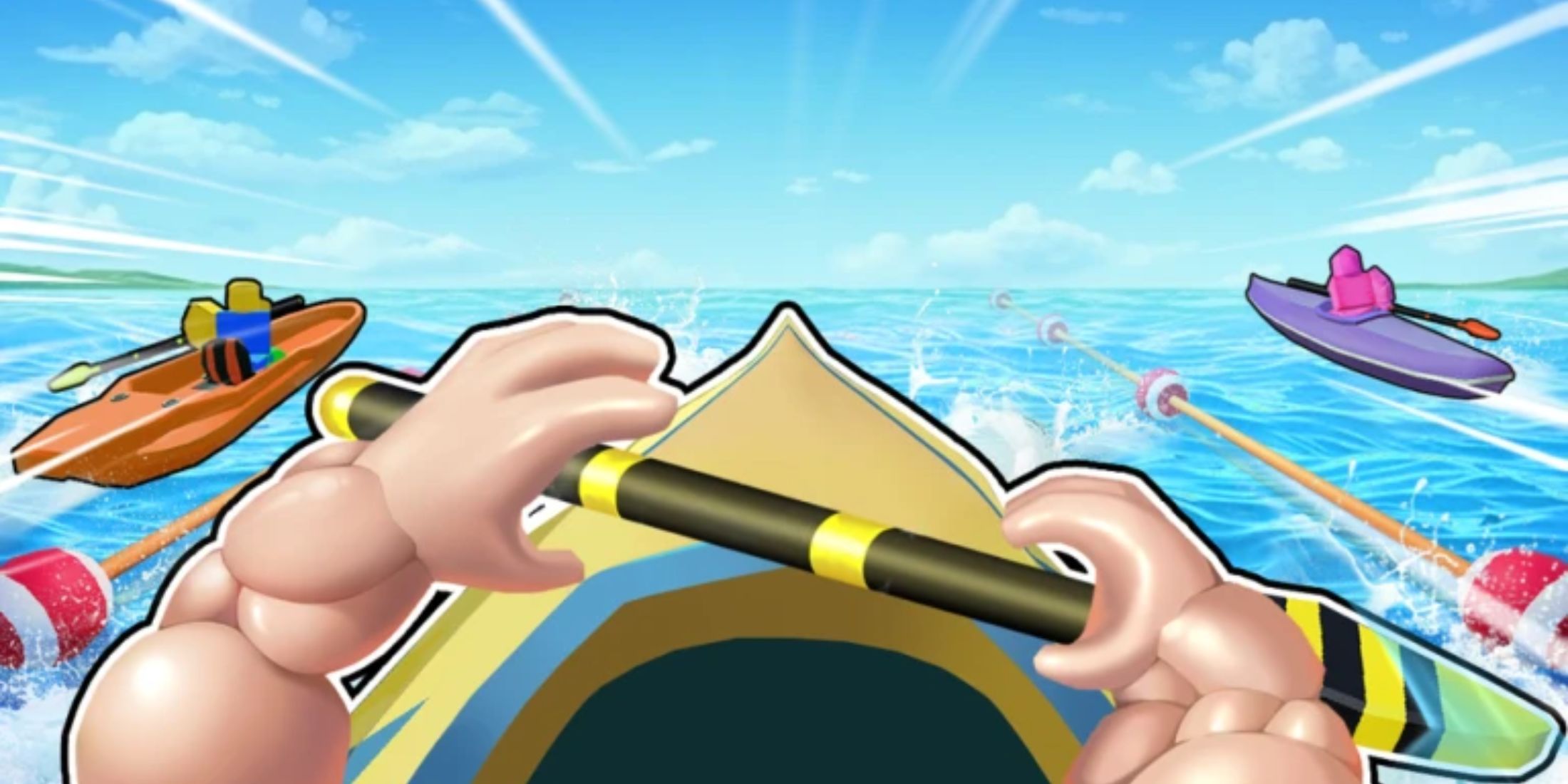 Kayak Racing character
