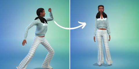 Keep Sims Still When In CAS cheat Sims 4