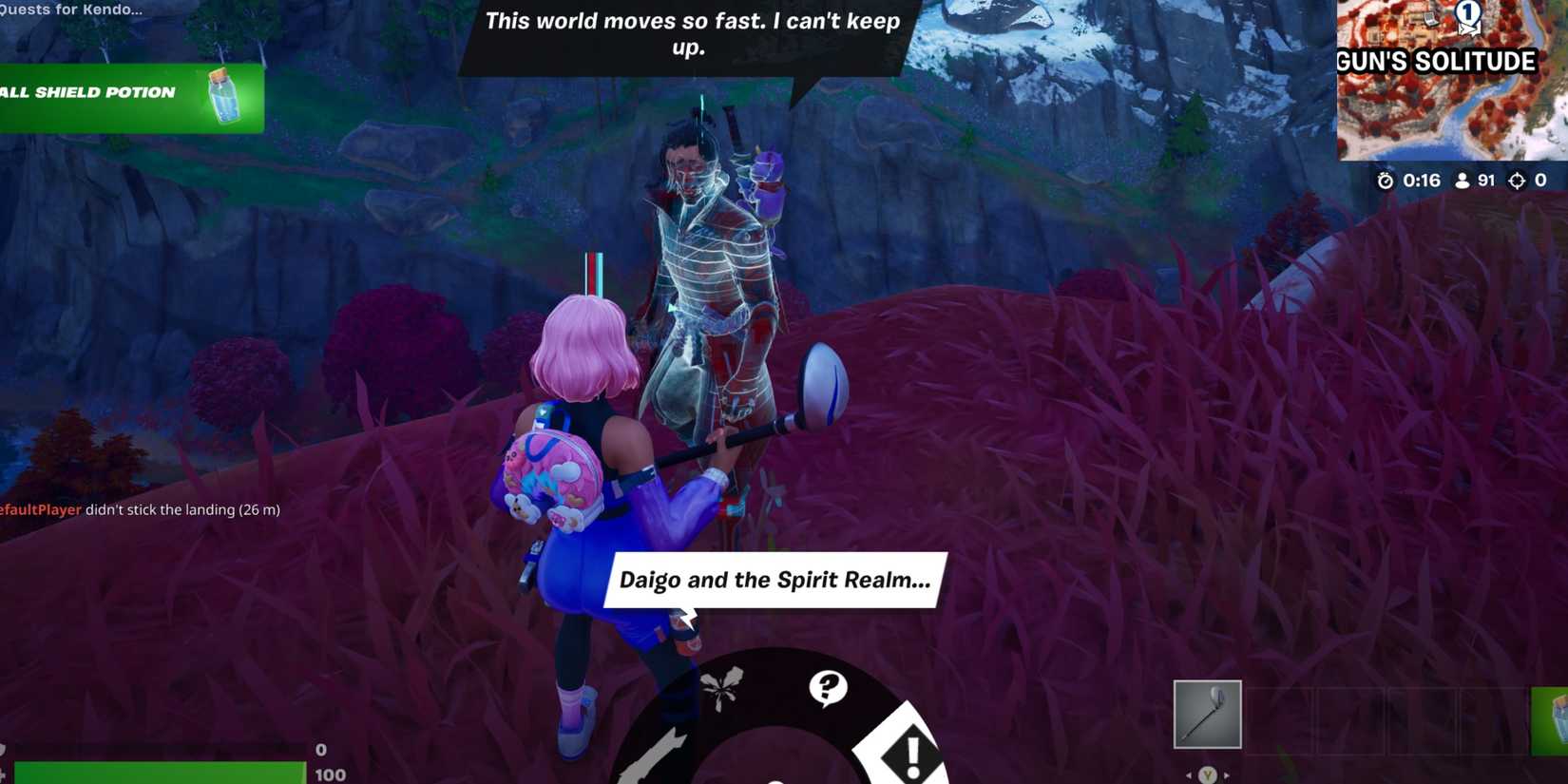 kendo dialogue fortnite