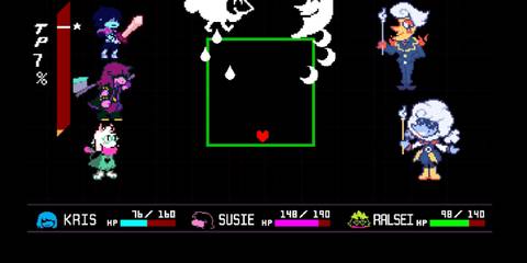 Lanino and Elnina attacks Deltarune