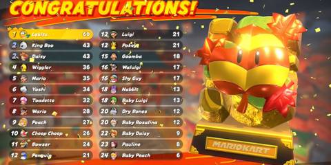 Leaf Cup Mario Kart World three star win