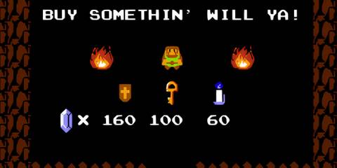 Legend of Zelda 1986 vendor